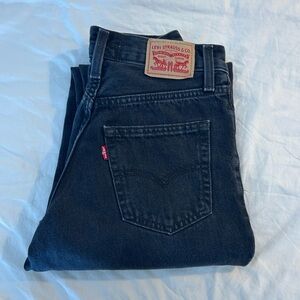 Levi's Men's Dark Blue Straight Jeans